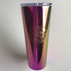 SOLD - Starbucks Rainbow Metallic Tumbler